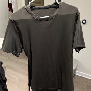 Dark olive Lululemon workout top short sleeve medium